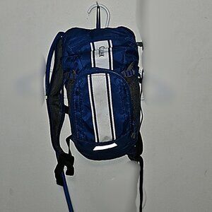 CAMELBAK Mini Mule Blue and White Hydration Backpack 1.5 Liter Unused Reservoir